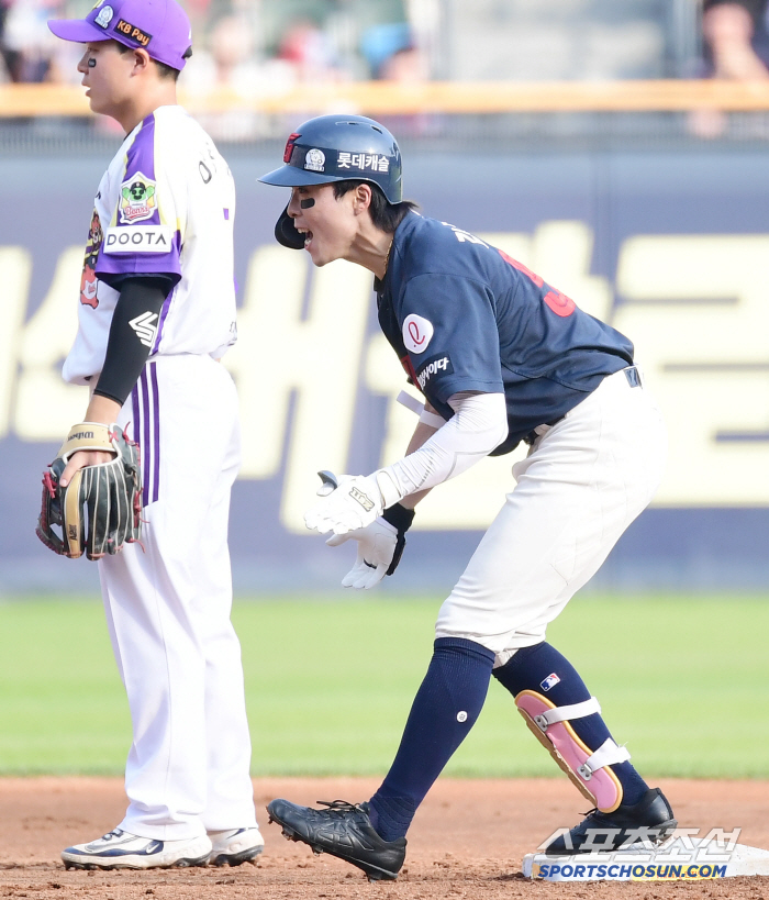 적장 조차 '간절함' 배웠다! 롯데 신예의 슈퍼캐치 → 