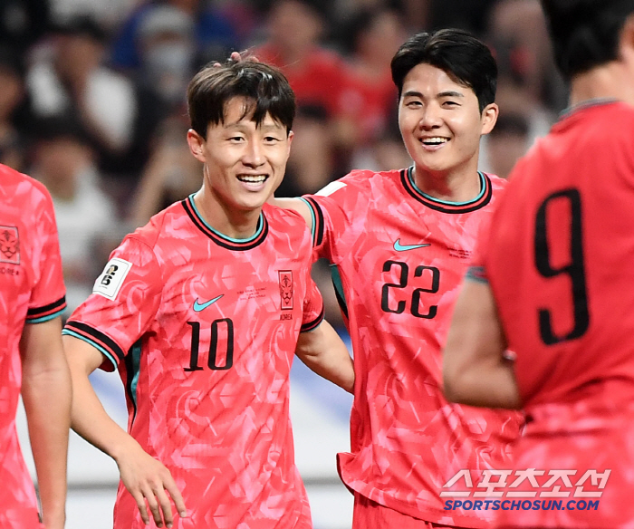 [쿠웨이트전 현장리뷰]"이강인 쐐기골→손흥민 16분" '홍명보호' 4만1…