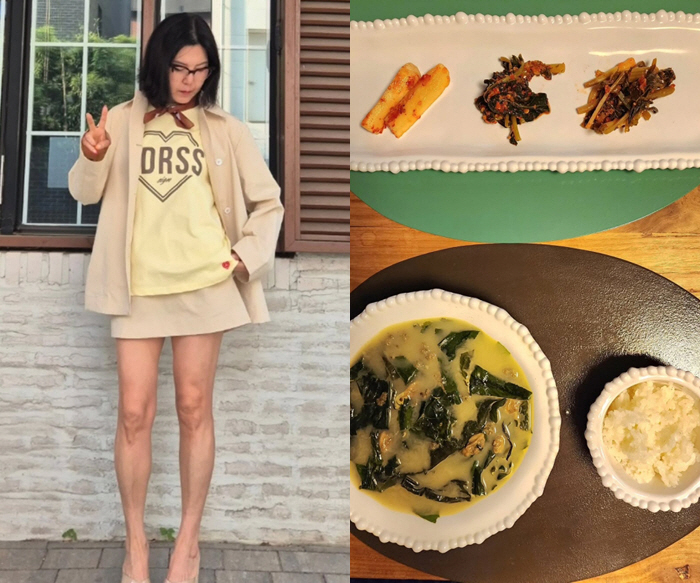 '46kg' 한혜연, 14kg 뺀 '간단 식단' 공개..
