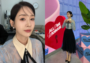 성유리, ♥안성현 '보석 석방'후 첫 근황..밝은 미소 손하트 눈길