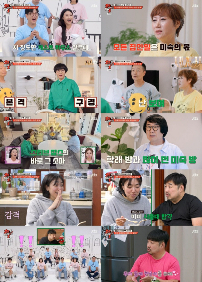 [SC리뷰] “100평 이사했는데 냉전 중”…김학래·임미숙 부부, 웃음기…