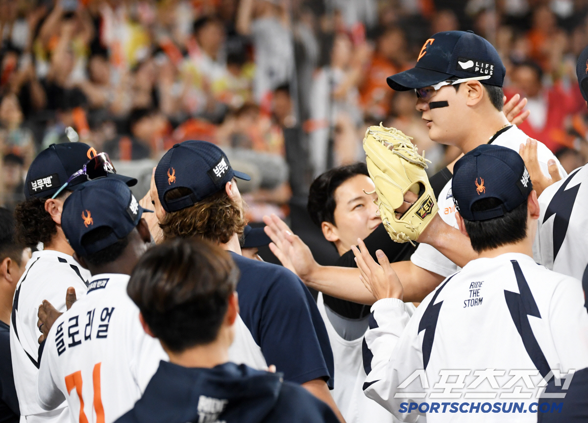 와 동점 되는줄.. 한달전 복수 제대로! 한화, 두산전 싹쓸이! 김서현 …