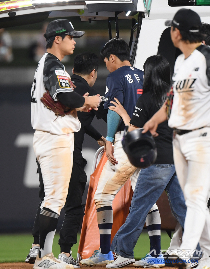 아 장두성...옆구리에 견제구 맞고도 2루 질주 투혼, 피 토하는 모습에…