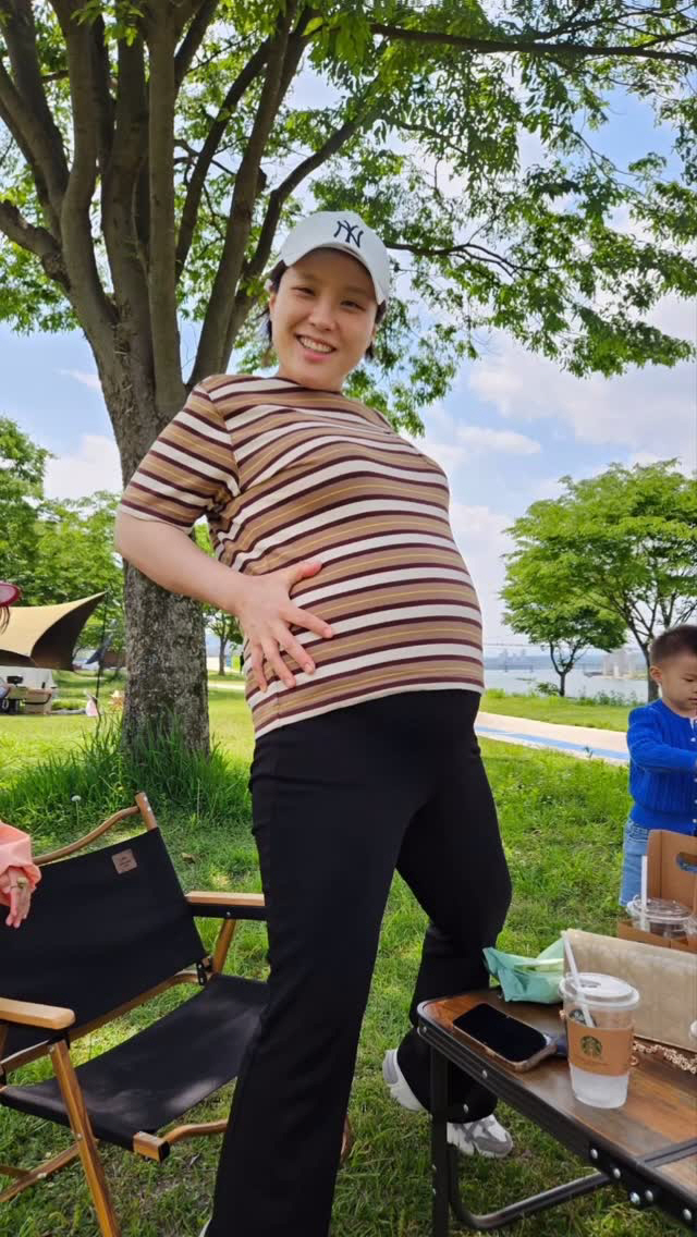 '50kg 감량' 권미진, 셋째 출산 앞뒀는데..