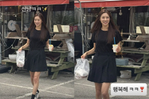 '강경준 불륜 용서' 장신영, 파파라치컷 공개...