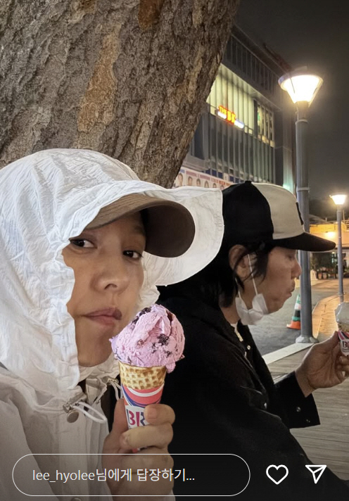 이효리♥이상순, 13년차 부부의 한밤 데이트…아이스크림보다 달콤