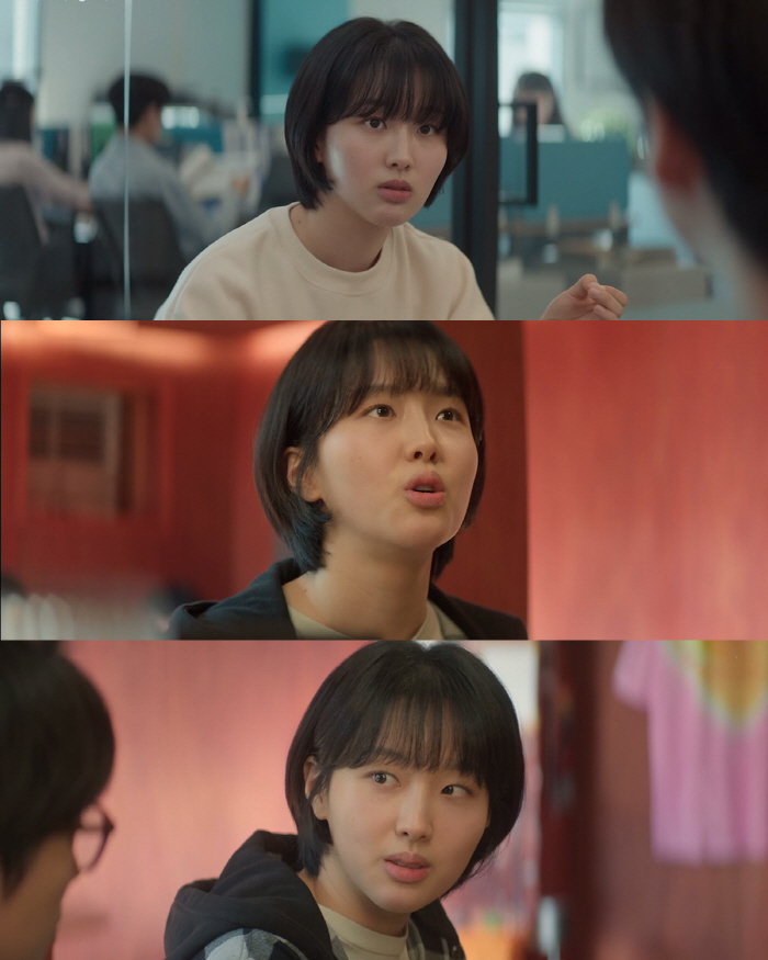 '우리영화' 김은비, 첫 등장부터 시선 강탈…긍정 존재감 발산