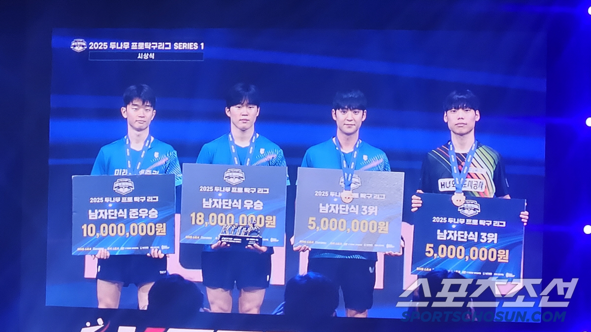 "전경기 매진X탁구신성들의 불꽃랠리...이런대회 처음" 韓탁구 미래를 봤…