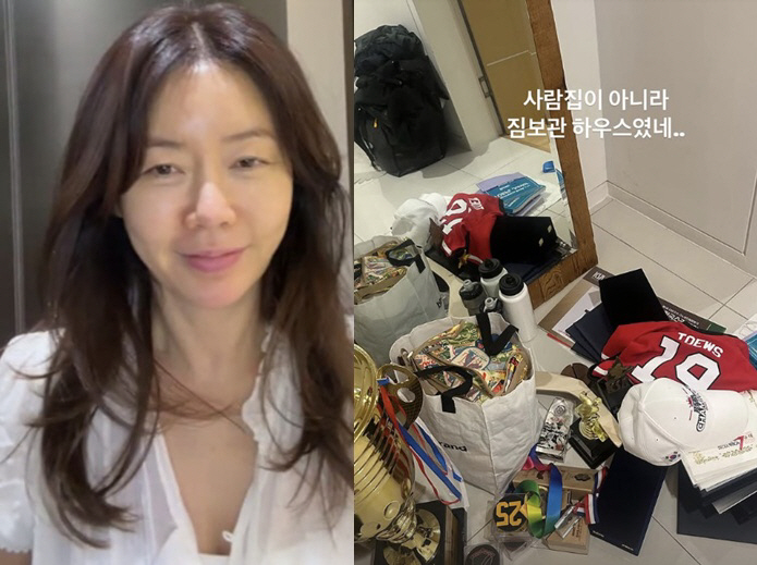 '4층 건물주' 안선영, 집 아니라 짐창고 수준 "묵은 짐도 미련도 싹 …