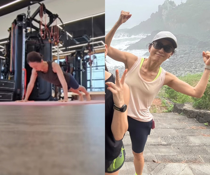 '58세' 김희애, 49kg 유지 중이라더니..탄탄한 몸매 '자기관리 끝판왕'