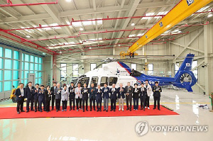 제주공항에 응급의료전용헬기 격납고 개소…골든타임 확보 기대
