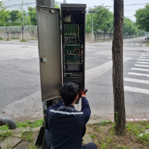 익산시, 여름철 호우 대비 신호등 등 교통 시설물 점검