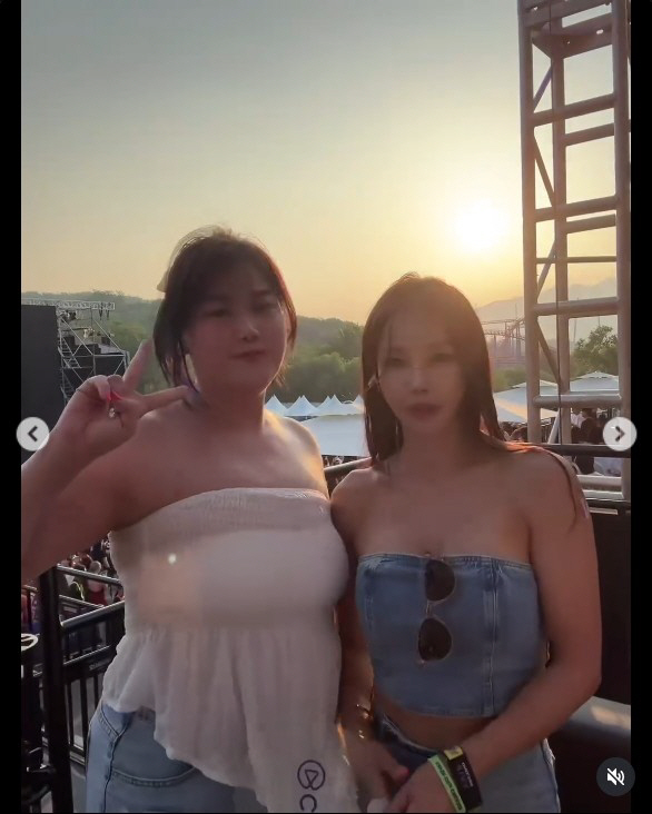 '미나 시누이' 수지, '150→78kg' 후 민소매에 핫팬츠까지…'클럽…