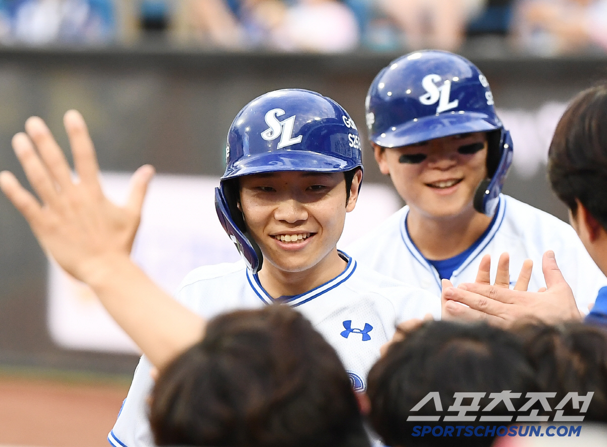 박승규도 쳤다! 1384일 만에 홈런 → 삼성 3회에 벌써 8-0. '빅…