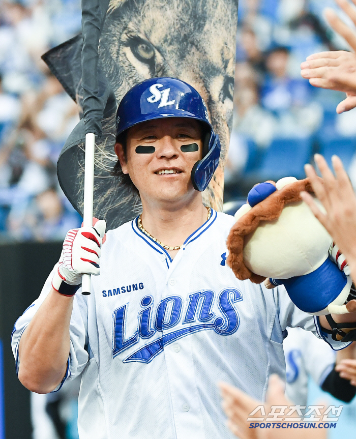 박승규도 쳤다! 1384일 만에 홈런 → 삼성 3회에 벌써 8-0. '빅…