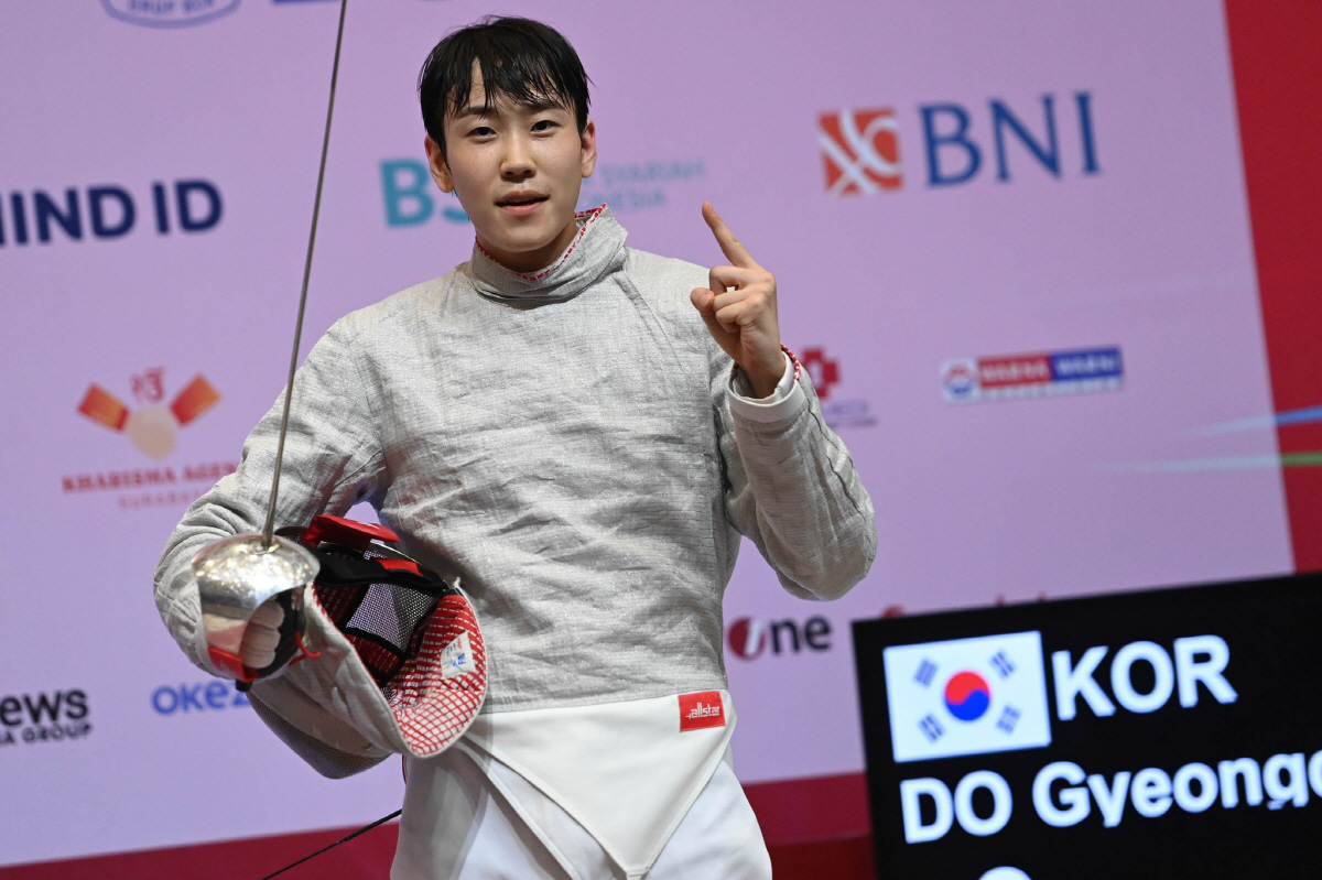 "'기적의 사나이'도경동 또 해냈다!" 亞펜싱선수권 男사브르 첫출전X첫우…