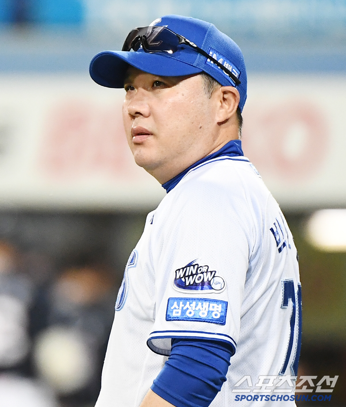 대승 거둔 박진만 삼성 감독, 싱글벙글 "역시 에이스는 든든해"