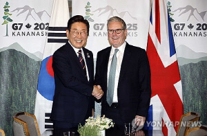 李대통령, 영국 총리와 정상회담…