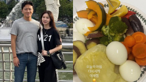 갑상선암 수술 앞둔 진태현, 박시은표 '야채찜 건강식'으로 관리 