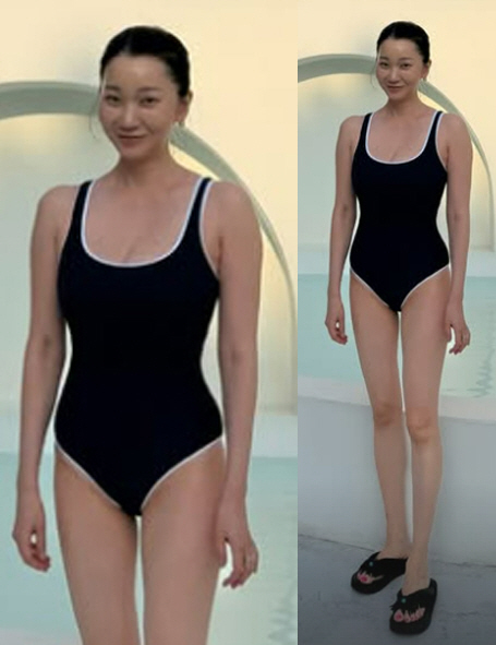 '173cm·54kg' 장윤주, 무보정 수영복샷 올킬…“이게 44세 피지…