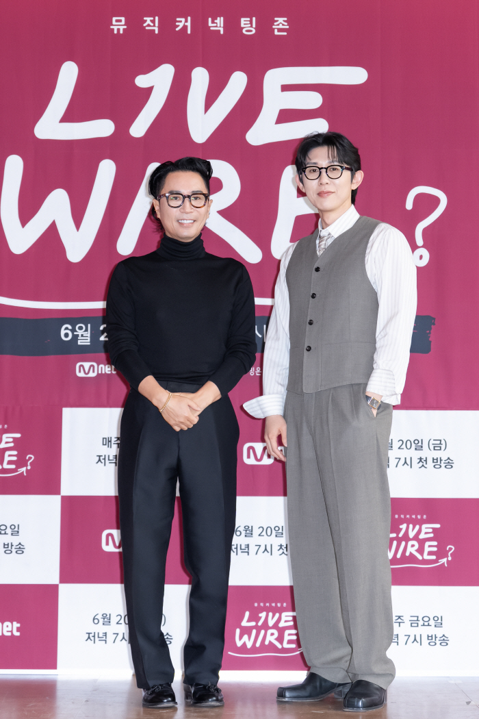 [SC현장] '요정' 정재형-'천재' 코쿤 '라이브 와이어', Mnet …