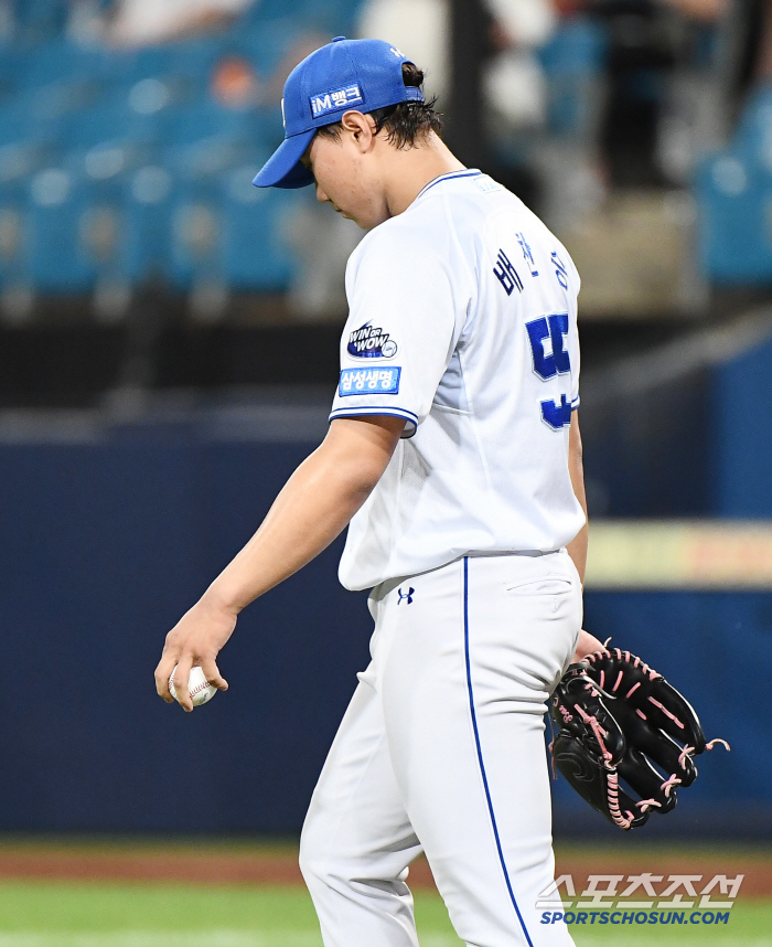 [포토] 역전 허용한 배찬승