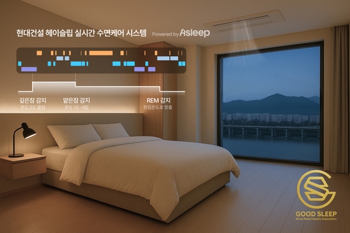 AI로 맞춤형 수면환경 구현…현대건설, '헤이슬립' 선봬