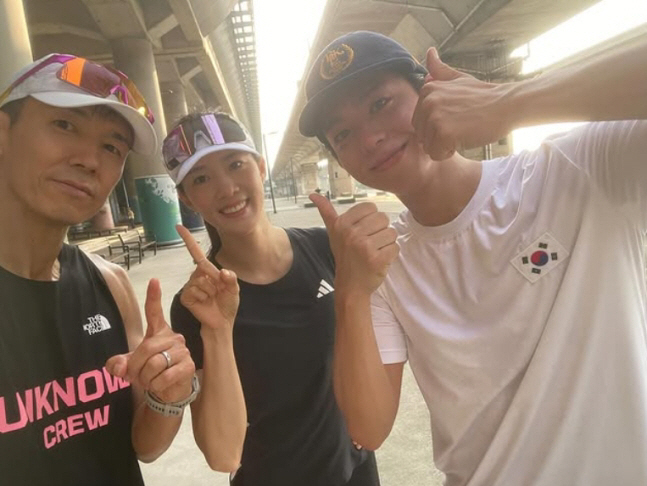 [SCin스타] 박보검 러닝 괴물이었다…션도 감탄 “두 번 만에 10km…