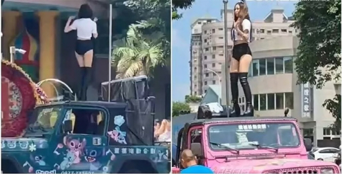 "중학생 아들 졸업 축하쇼" 학교 앞 여성댄서 섹시공연 이벤트 논란