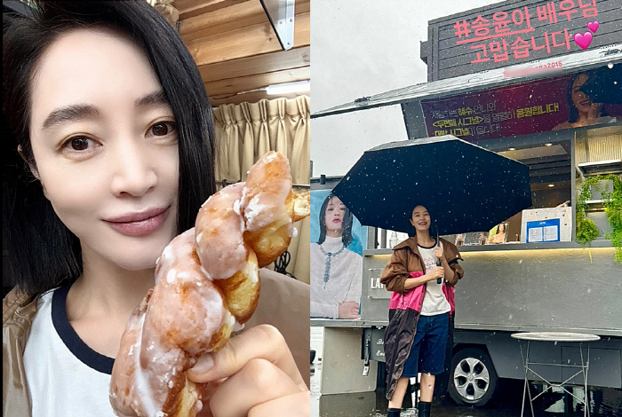 김혜수, 얼굴이 작은거야 꽈배기가 큰거야...보고도 믿기지 않는 '비주얼'