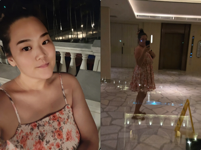 미나 시누이, 72kg 빼고 과감한 노출 