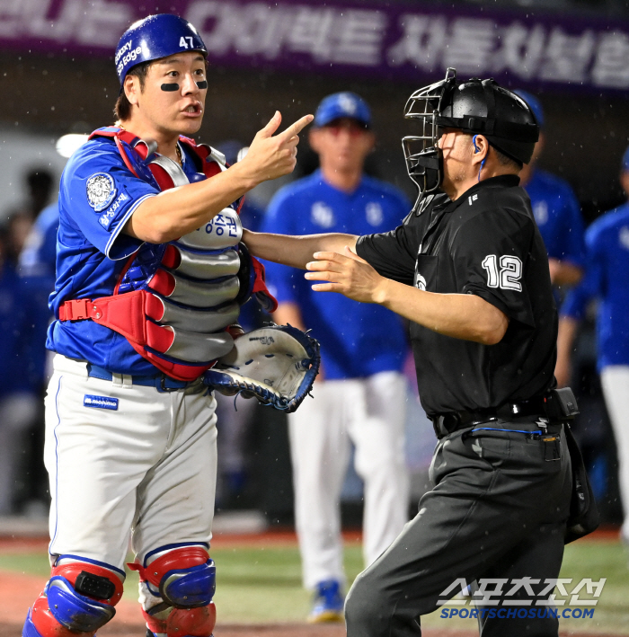 '강민호 격분 → 심판과 벤클' 결과는 훈훈? 