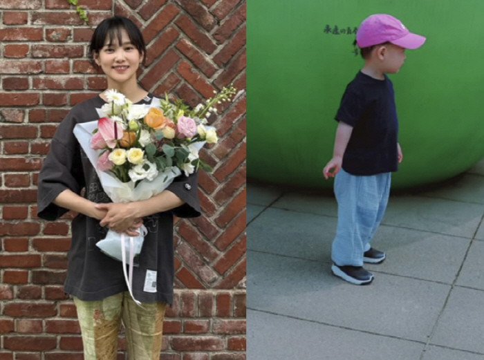 '김무열♥' 윤승아, 워킹맘 쉽지 않네...子 고열에도 일ing 