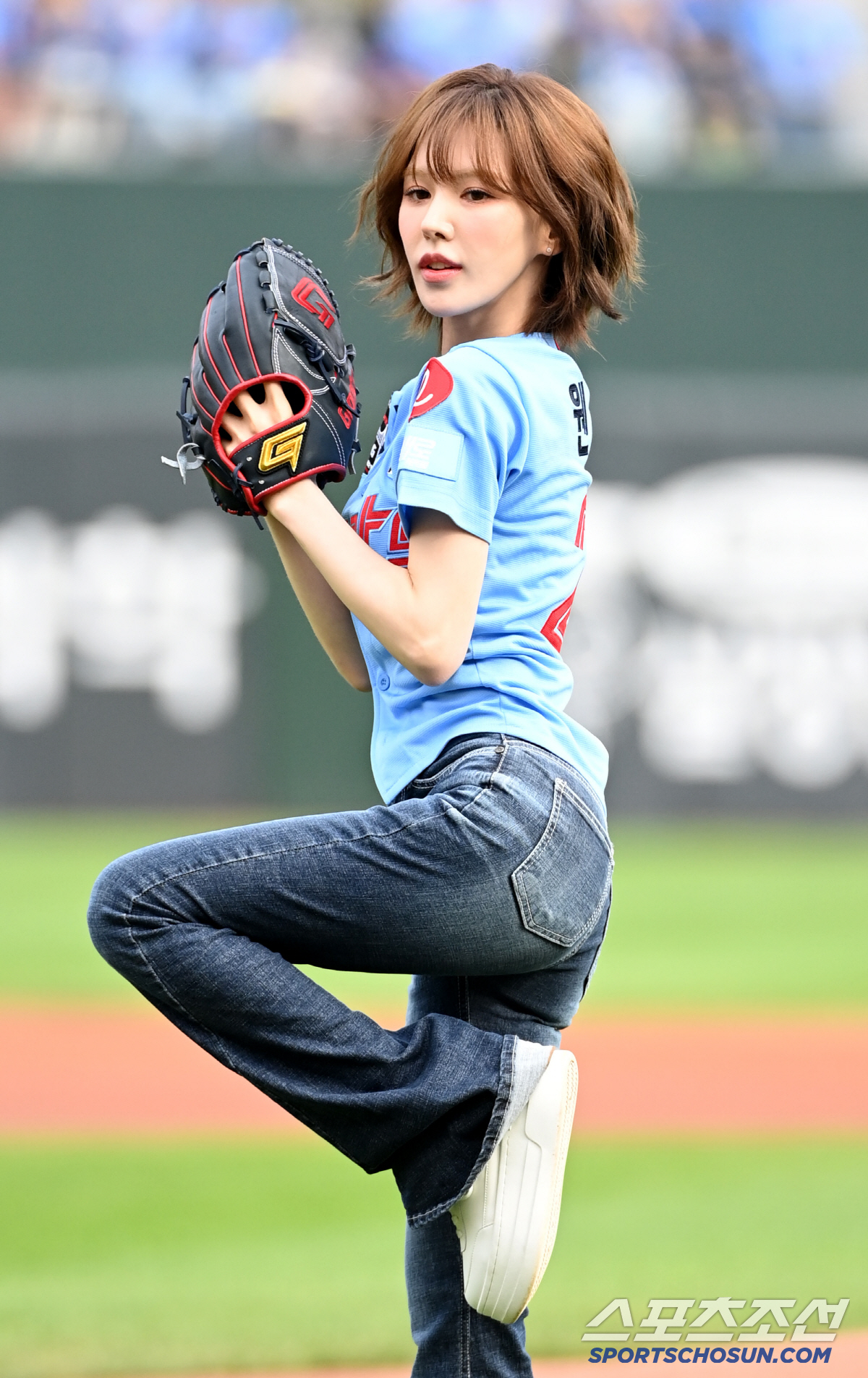 [포토] 웬디, 스트라이크 던질게요