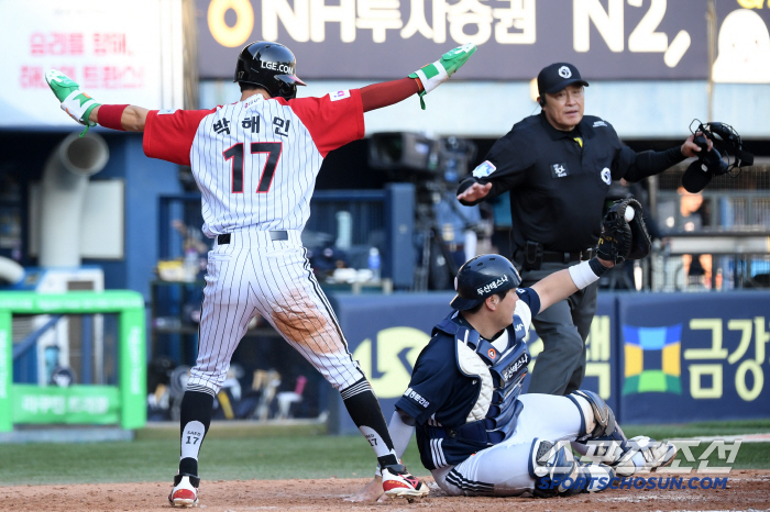 메가트윈스포에 두산 수비 자멸했다! LG, 송승기 8승에 15안타 터지며 13-5 완승!