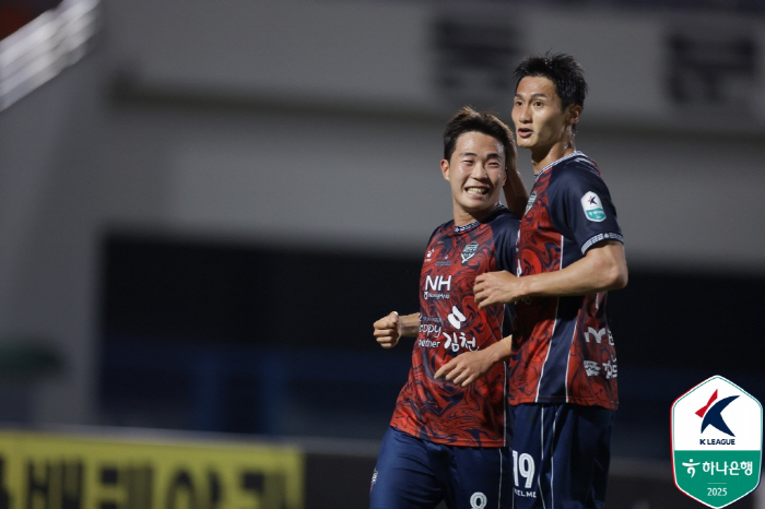 [현장리뷰]'이승원 결승골' 김천 상무 무섭다, FC안양 1-0 제압 '4경기 무패→3위 점프'