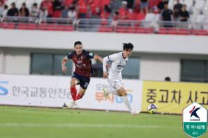[현장리뷰]'이승원 결승골' 김천 상무 무섭다, FC안양 1-0 제압 '4경기 무패→3위 점프'