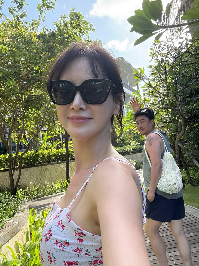 이혜원♥안정환, 한국 떠나 발리로..더 좋아진 금슬 '달달 투샷'