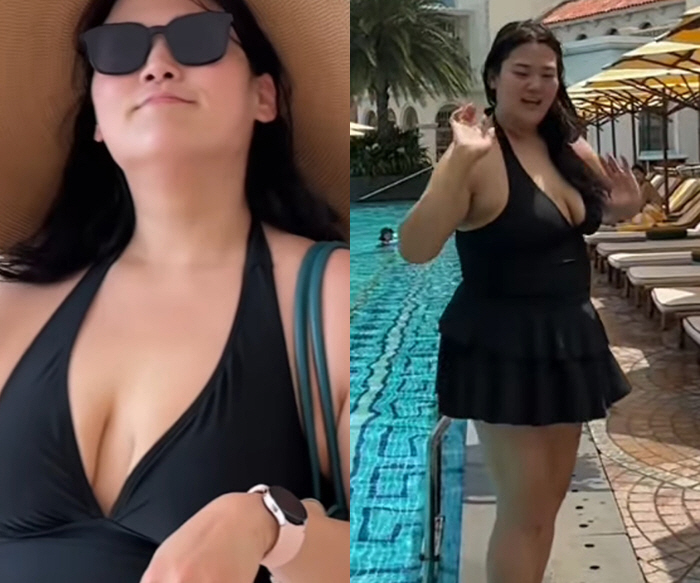 미나 시누이, 72kg 빼더니 수영복도 소화 