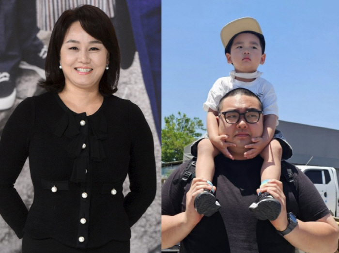 '낙상사고' 이경실, 발 부상에도..2박3일 손주 독박육아 "또 놀러오길…