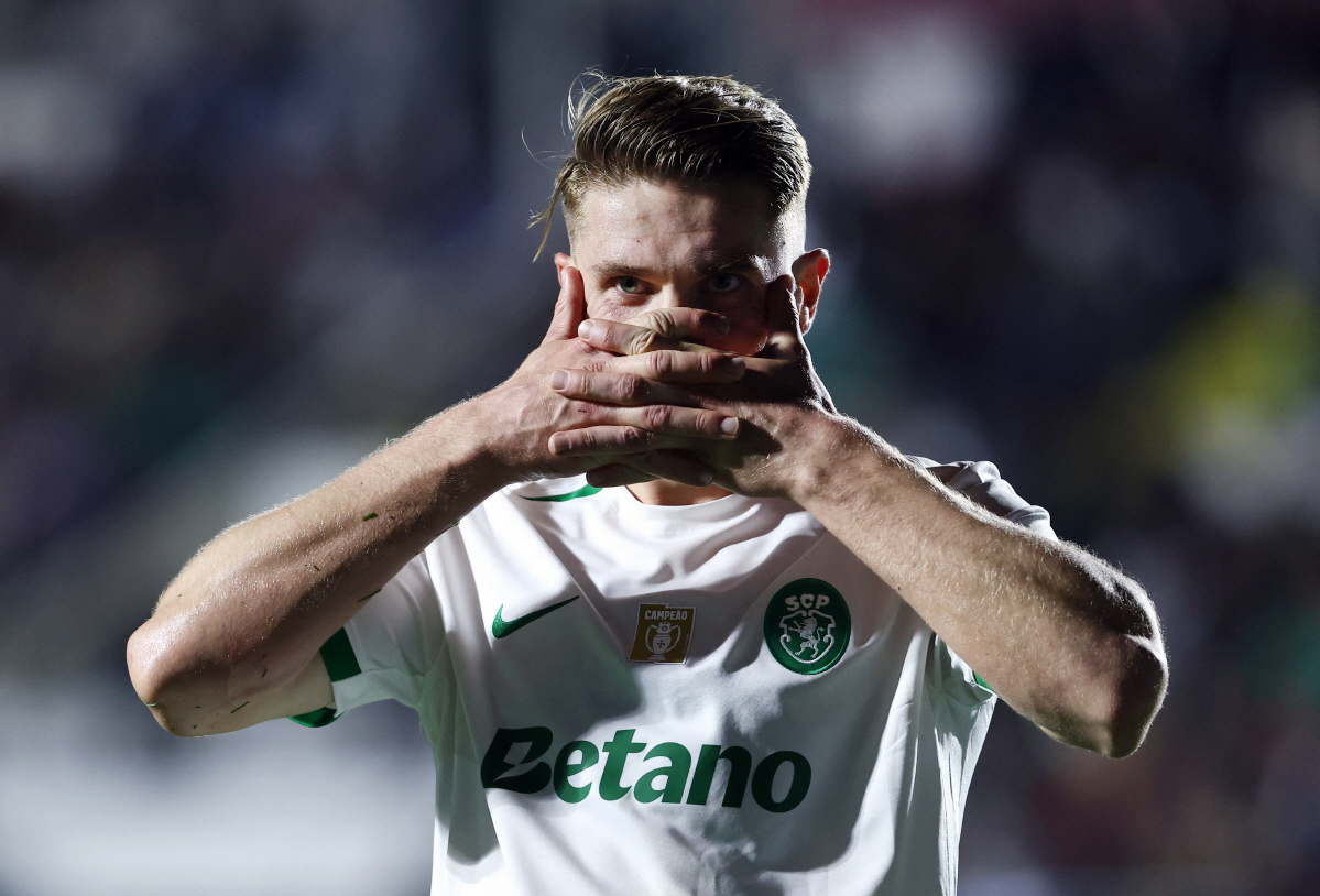 97골 괴물 골잡이, 아스널행 위한 배수진! 스포르팅 회장과 만나 "이적…