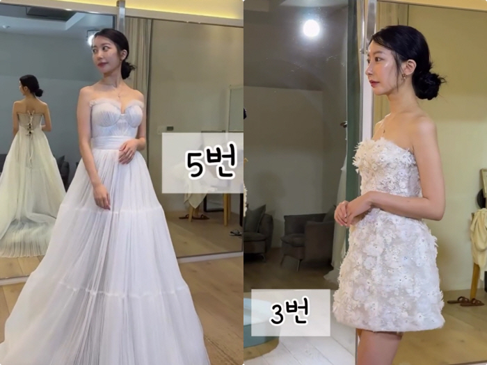 '이지훈♥' 아야네, 화려한 '돌잔치 드레스' 지적에 