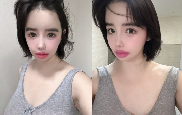 박봄, 파격 '핑크' 오버립...오늘도 과감한 메이크업 "입술 색깔 살구…