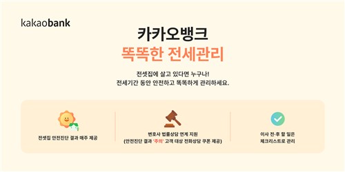 [게시판] 카카오뱅크 '똑똑한 전세관리' 이용자 10만명 넘어