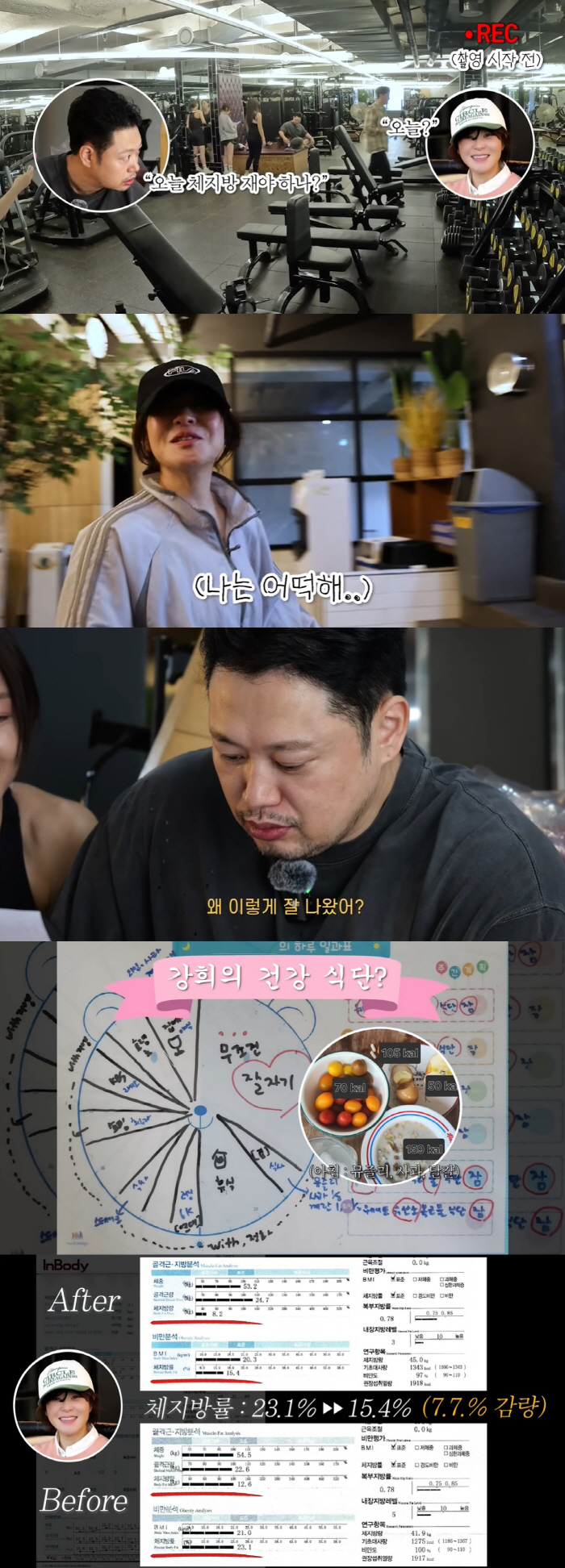 54kg 최강희, 체지방률 7% 빼고 '운동선수 몸' 됐다 "식단이 답"
