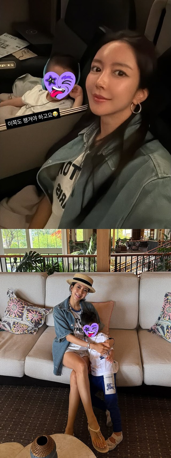 '재벌2세 이필립♥' 박현선, 하와이行 앞두고 둘째 고열 "영혼 탈탈, …
