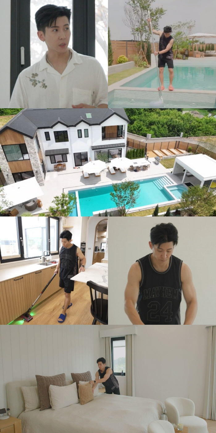 브라이언, 300평 럭셔리 대저택 최초 공개..3층 규모→리조트급 수영장…