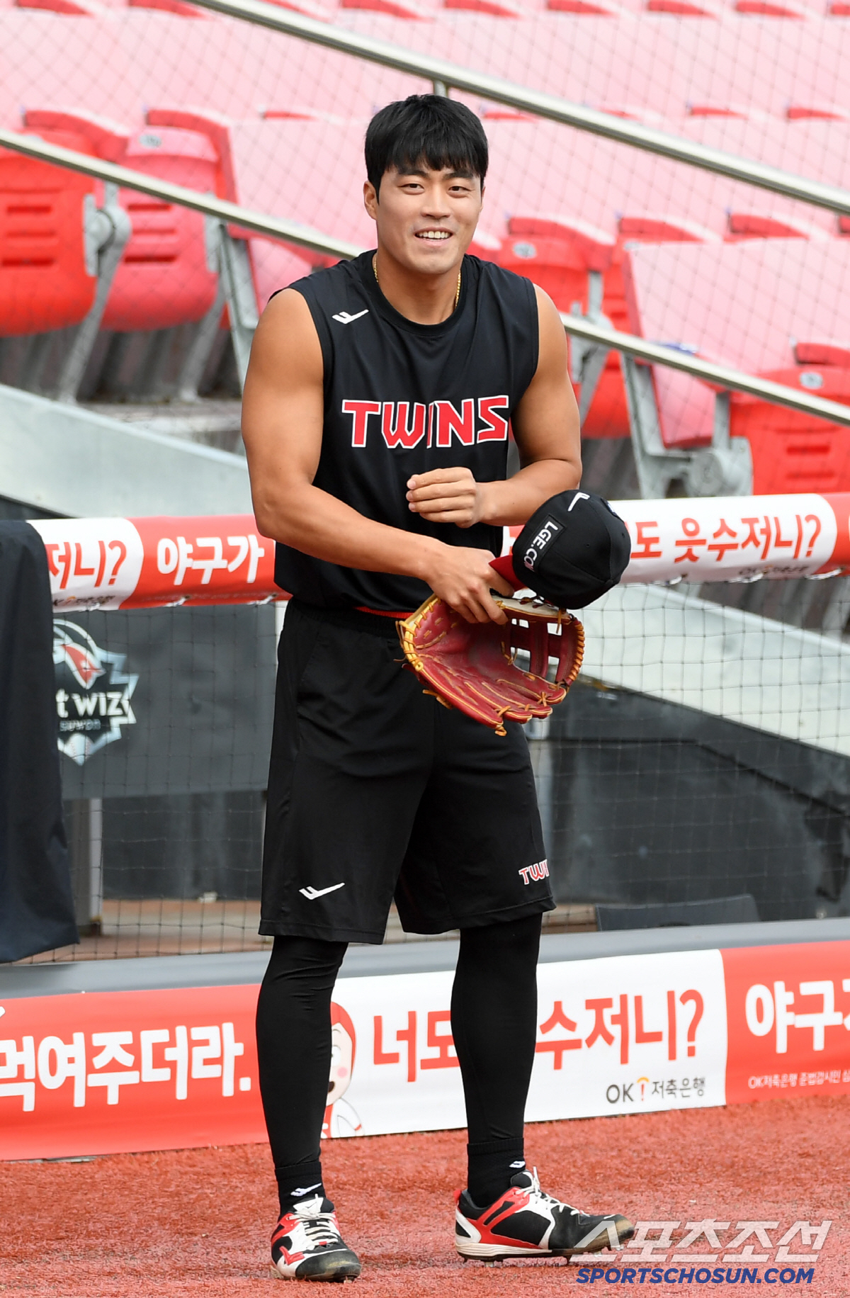 [포토] LG 천성호 '미소'