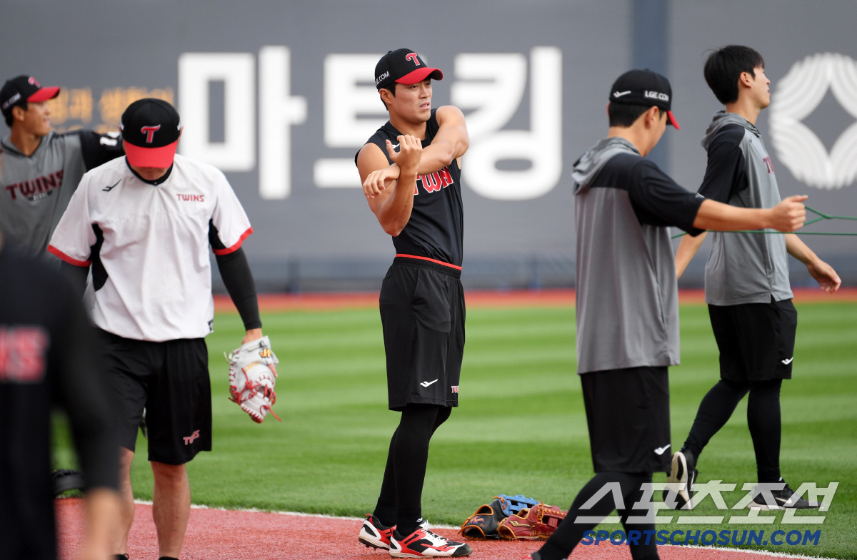 [포토] 천성호 '이제는 LG에서 새 도전'