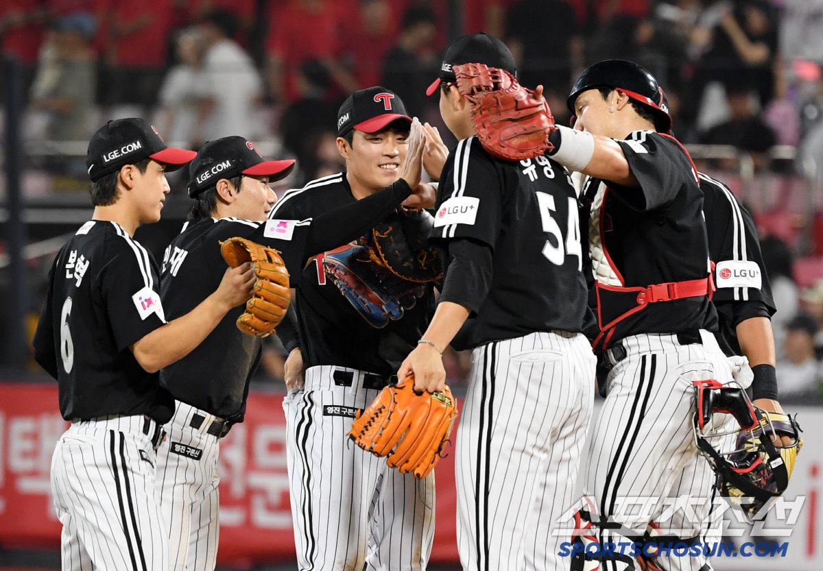 [포토] LG 천성호 '복덩이'